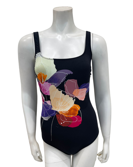 Gottex 25ES173U Black Enchanted Sun High Neck Swimsuit Myselflingerie.com