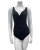 Anita 7206 Black Sabina Mini Dotted Ruched Swimsuit Myselflingerie.com