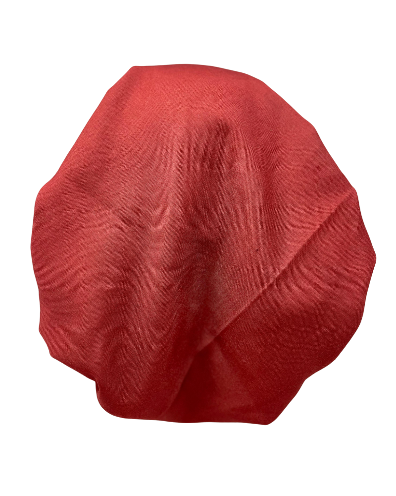 It's Younique PP-SOL-OR Solid Orange with White Border Pre-Tied Bandanna with Velvet Grip Myselflingerie.com