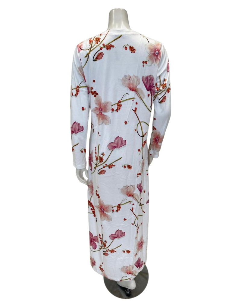 Furstenburg 45383276LI Spring Breeze Button Down Cotton Nightgown Myselflingerie.com