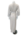 Iora Lingerie 25309C Beige 100% Cotton Waffle Wrap Robe with Trim Myselflingerie.com