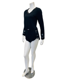 Fleur't Black Parisian Nights Pajamas Shorts Set