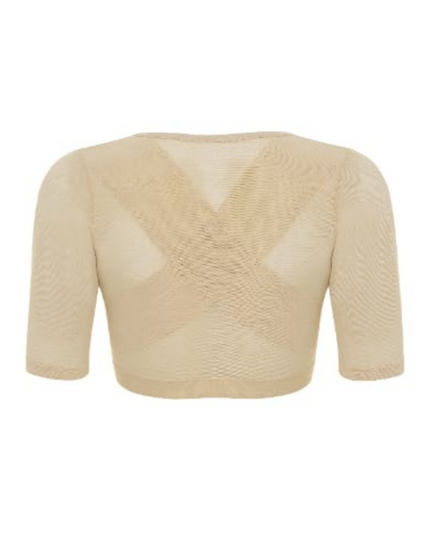 Gemsli SW112 Beige Firm Posture Support Open Bust Arm Shaper Myselflingerie.com