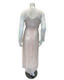 Rya Collection 912 + 913 Blush Giselle Gown & Robe Set Myselflingerie.com