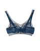 Chantelle Pulp C22MU Blue Petrol Gradient Crush Underwire Bra Myselflingerie.com