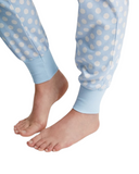 Calida 15454 + 29273 Harmony Blue Favourites 100% Cotton Pajamas Set Myselflingerie.com