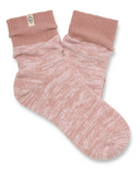 UGG 1153340 Blush Rib Knit Slouchy Quarter Socks Myselflingerie.com