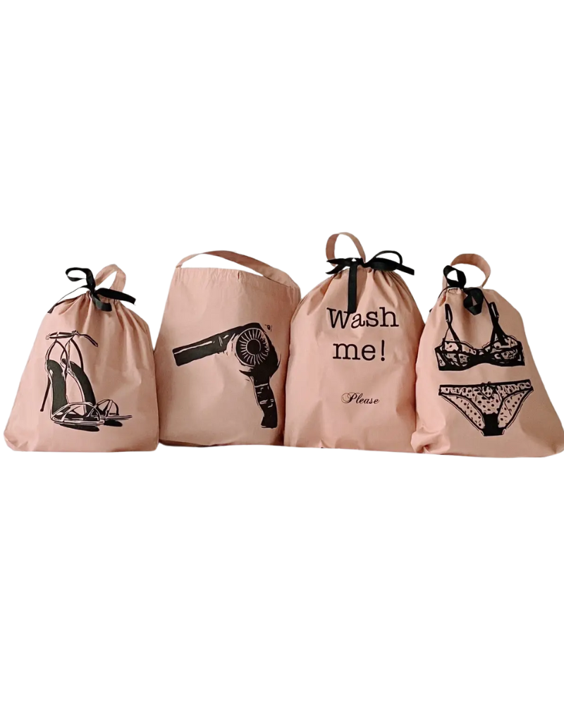 WMLPI Pink Wash Me Laundry Bag