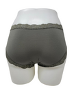Fleur't 600 Dusty Olive Iconic Modal Lace Trim Boyshort Myselflingerie.com