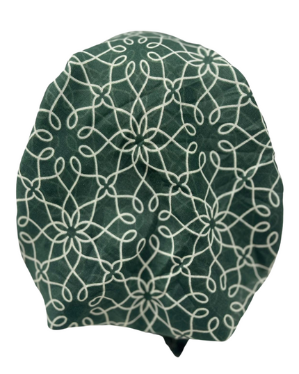 It's Younique PP-CHA-GN Green Chains Border Pre-Tied Bandanna with Velvet Grip Myselflingerie.com