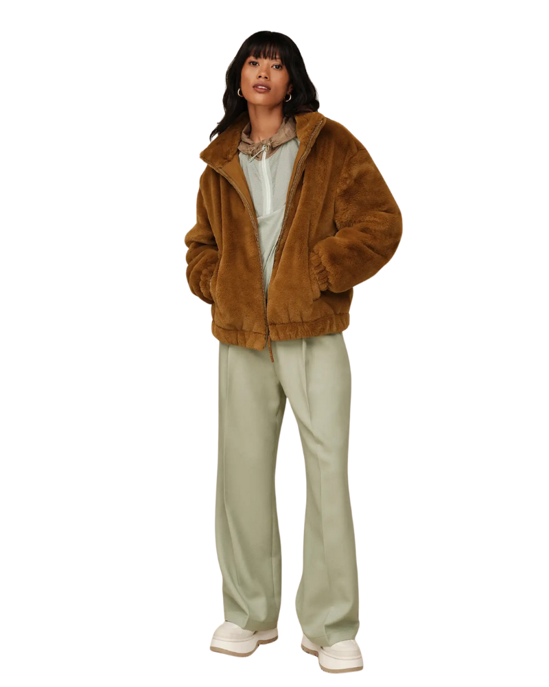 UGG 1161090 Deco Tash Faux Fur Jacket Myselflingerie.com