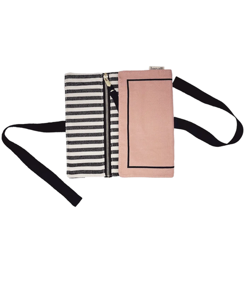 Bag All MCJRPIVE Pink Velvet Medium Couture Jewelry Roll Myselflingerie.com