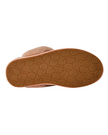 UGG 1106872 Scuffette II Beige Blush Suede Slipper with Fur Trim Myselflingerie.com