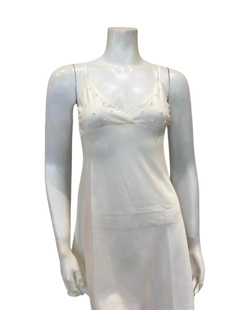Rya Collection 973 + 970 Ivory Pearl Chemise & Wrap Set Myselflingerie.com