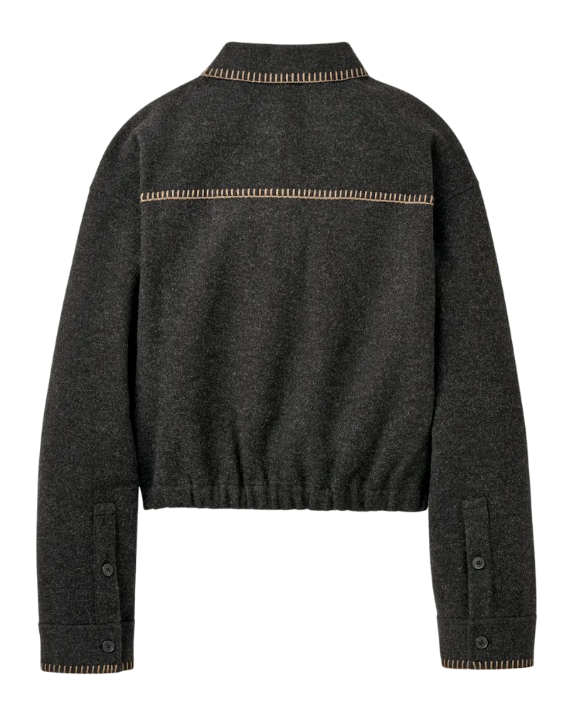 UGG 1172213 Black Heather Toria Jacket Myselflingerie.com