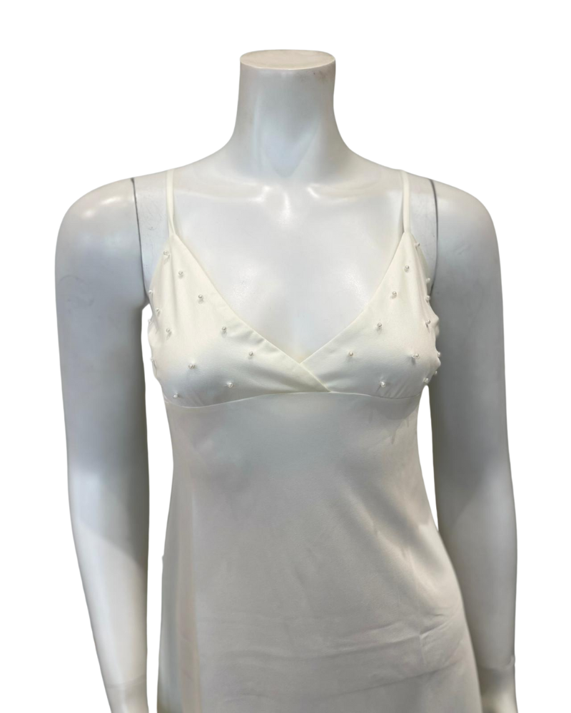 Rya Collection 973 + 970 Ivory Pearl Chemise & Wrap Set Myselflingerie.com