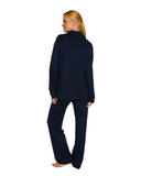 Cosabella AAMORE9644 Navy/Navy Bella Cotton Blend Pajamas Set Myselflingerie.com