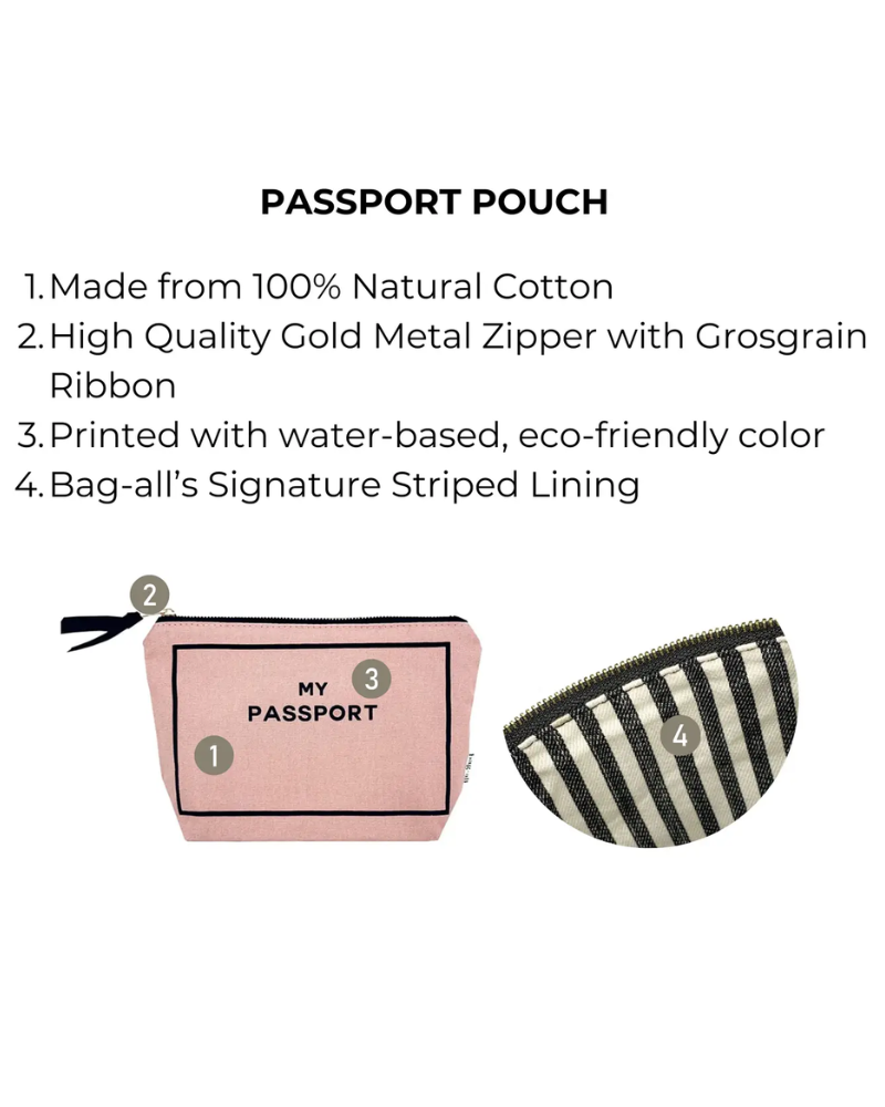 PPPI Pink Passport Pouch