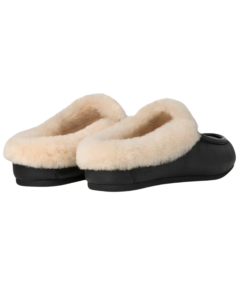 UGG 1171392 Black Leather Ansley Mule Myselflingerie.com