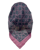It's Younique OB-FER-PNK Pink Ferragamo Inspired Shimmer Pre-Tied Open Back Bandanna with Velvet Grip Myselflingerie.com