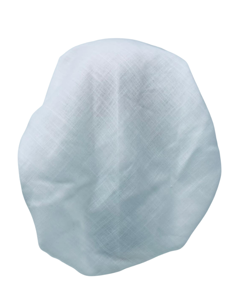 Cherie SPC309A-WH White Solid Fringe Design Adjustable Closed Back Pre-Tied Bandanna Myselflingerie.com