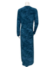 Angelice S-7413 Peacock Logo Ribbed Modal Coverall Nursing Nightgown Myselflingerie.com