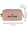 MSCPBL Pink My Skin Care Organizing Pouch