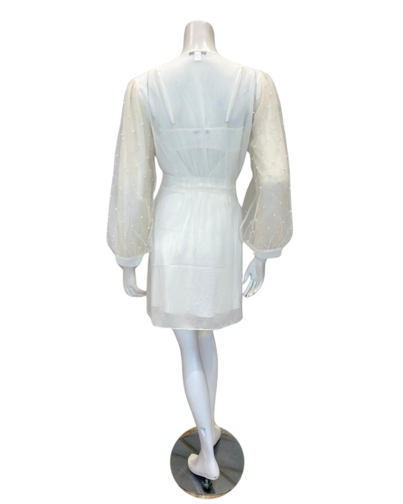 Rya Collection 973 + 970 Ivory Pearl Chemise & Wrap Set Myselflingerie.com