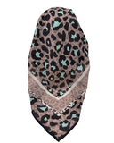 It's Younique OB-LEO-BL Blue Leopard Pre-Tied Open Back Bandanna with Velvet Grip Myselflingerie.com