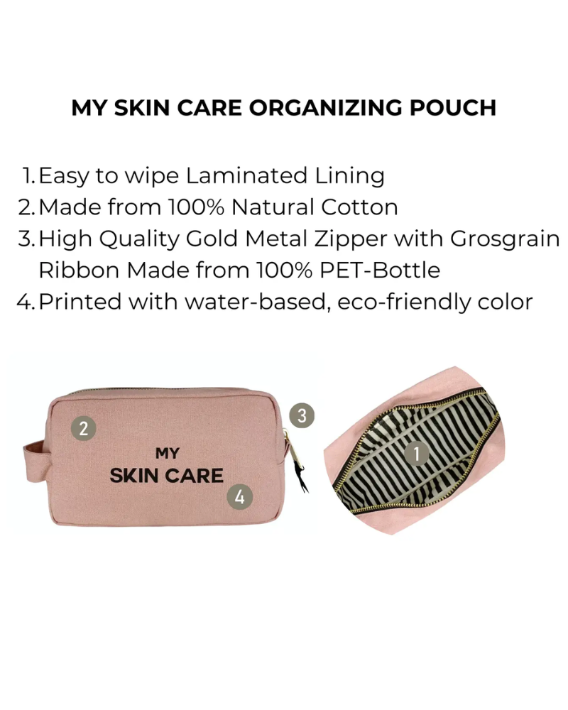 MSCPBL Pink My Skin Care Organizing Pouch