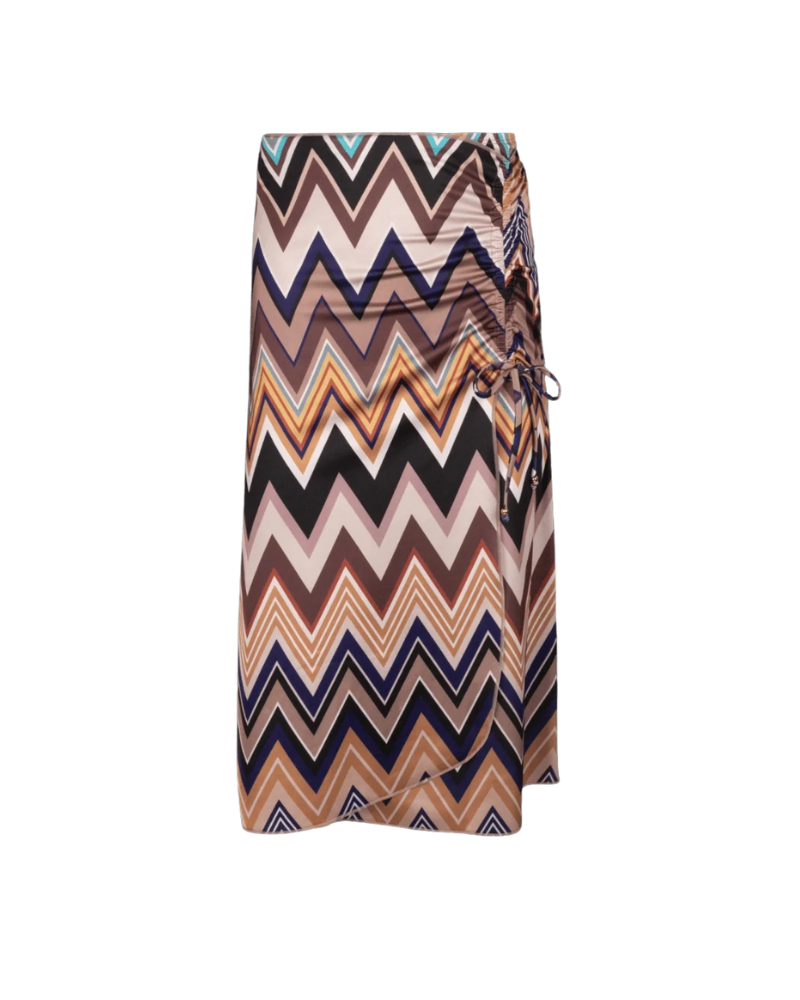 BB Brand BBSW003 Betty Blue Zig Zag Swim Skirt Myselflingerie.com