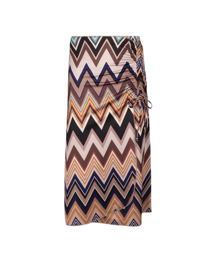 BB Brand BBSW003 Betty Blue Zig Zag Swim Skirt Myselflingerie.com