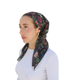 Scarf Bar Wild Bloom Square Scarf with Invisible Grip