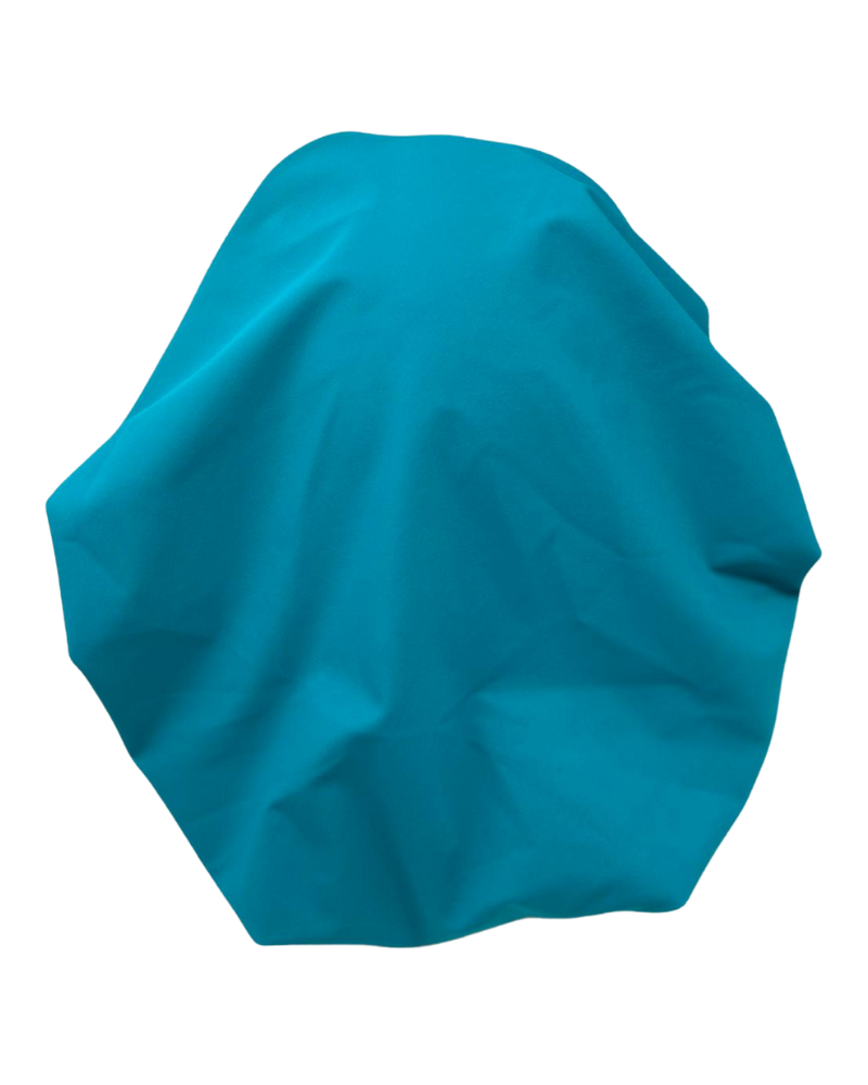 Triple Up BS Solid Aqua Blue Pre-Tied Swim Bandanna Myselflingerie.com