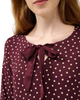 Vamp 23034 Red Windsor Polka Dot Bow Tie Modal Nightshirt Myselflingerie.com