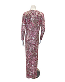 Lunderbeck N5098-24 Multi Print Paisley Button Down Cotton Nightgown Myselflingerie.com