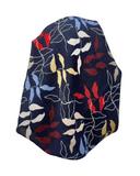 Royal T TSFVP-HP-NY Navy Crinkle Hot Pepper Print Pre-Tied Bandanna with Velvet Grip Myselflingerie.com