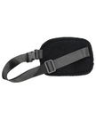 MaviBandz 8127 Varsity Collection Black Sherpa Fanny Waist Pack Belt Bag Myselflingerie.com