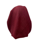 Royal T TSFVS-MA Solid Maroon Crinkle Pre-Tied Bandanna with Velvet Grip Myselflingerie.com