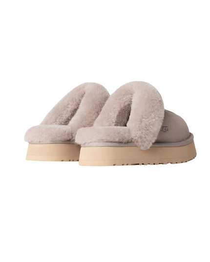 UGG 1122550 Camp Fire Disquette Slippers with Fur Trim Myselflingerie.com