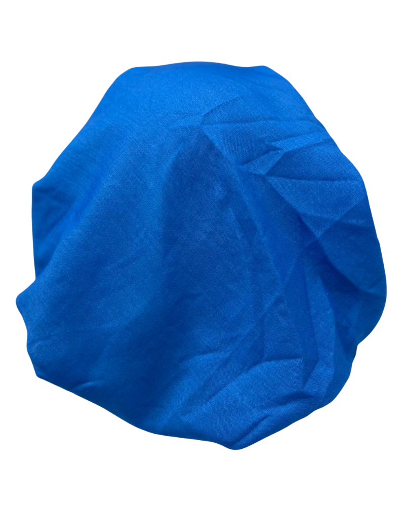 It's Younique PP-SO-RB Solid Royal Blue Border Pre-Tied Bandanna with Velvet Grip Myselflingerie.com