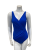 Gottex 25LL178 Royal Blue Lattice Square Neck Swimsuit Myselflingerie.com