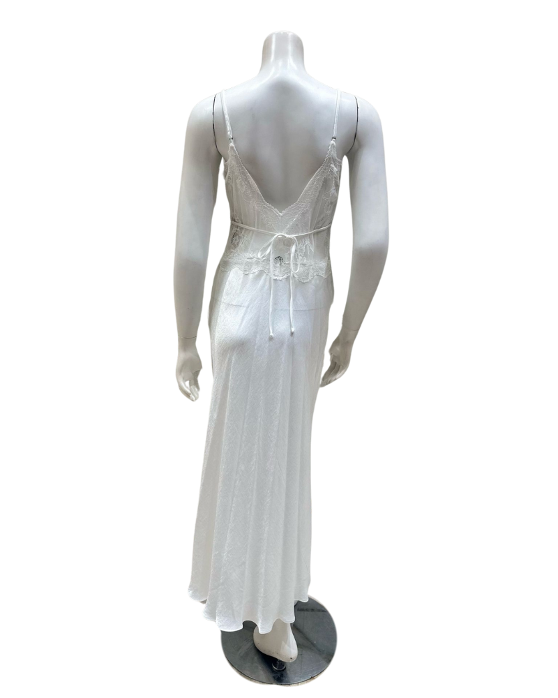 In Bloom MRM021 + MRM035 Ivory Lace Marry Me Gown & Robe Set Myselflingerie.com