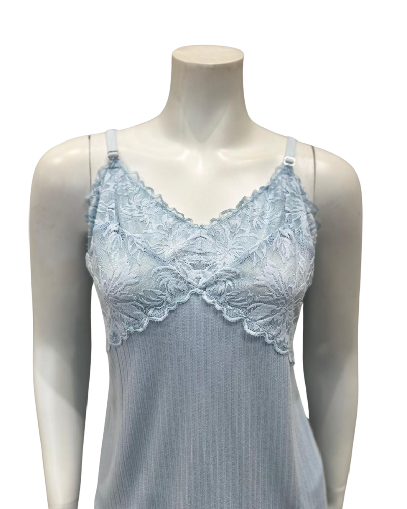 Fleurt 6126 Lagoon Whisper Pointelle Cami & Shorts Set Myselflingerie.com