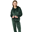 Vamp 23083 Green Teal Velour Pajamas Lounger Set Myselflingerie.com