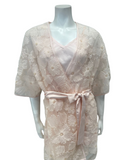 Rya Collection 195 + 873 Blush Cyprus Chemise & Robe Set Myselflingerie.com