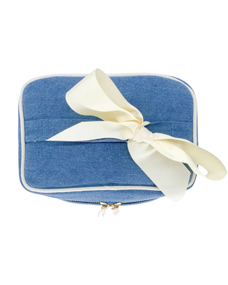 Bag All 7425 Denim My Makeup Cosmetic Box Myselflingerie.com