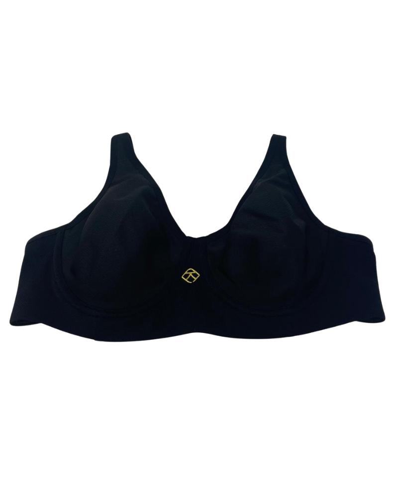 Abergele 4020 Black High Progress Comfort Underwire Bra Myselflingerie.com