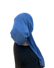 Scarf Bar SB Blue Jean Dri Fit Pre-Tied Bandanna with Velvet Non Slip Grip Myselflingerie.com