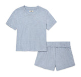 UGG 1136910 Blue Multi Heather Aniyah Pajamas Shorts Set myselflingerie.com